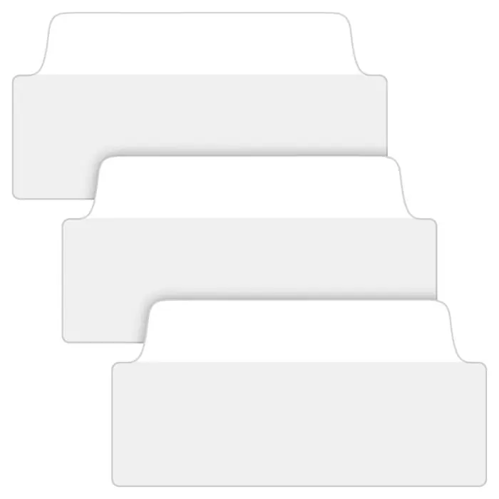 Avery Repositionable UltraTabs, 3 x 1-1/2 Inches, White, Pack of 24 Flash Sale